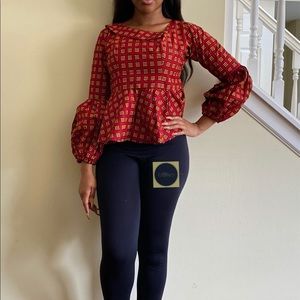 ONOME PEPLUM TOP